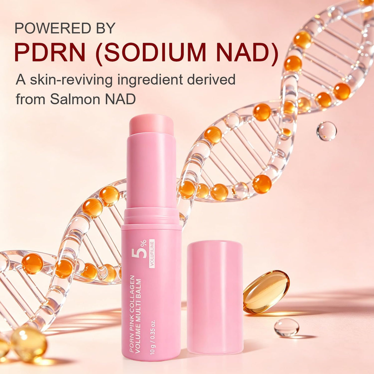 PDRN Pink Collagen Volume Multi Balm Stick with Volufiline PDRN