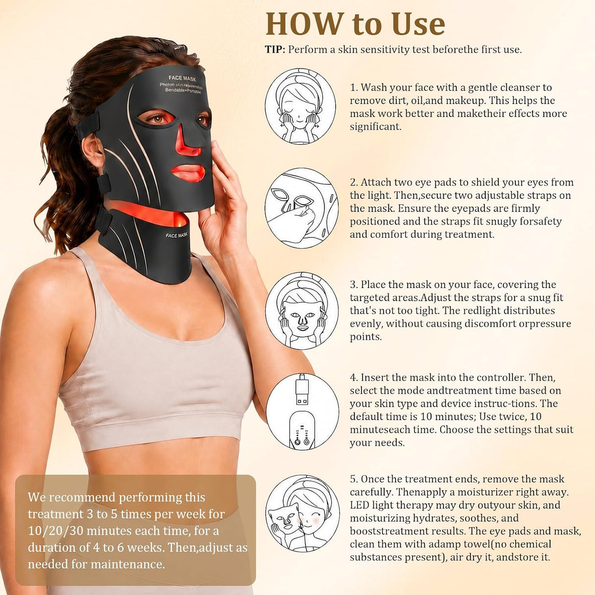 Barakah Glow™ 7 Colour LED Face Mask