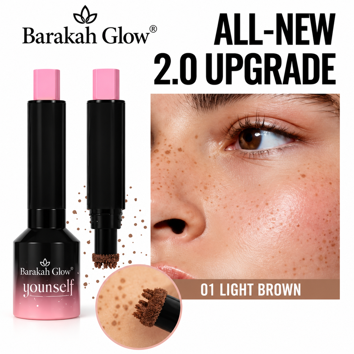 Barakah Glow™ Waterproof Faux Freckle Stamp