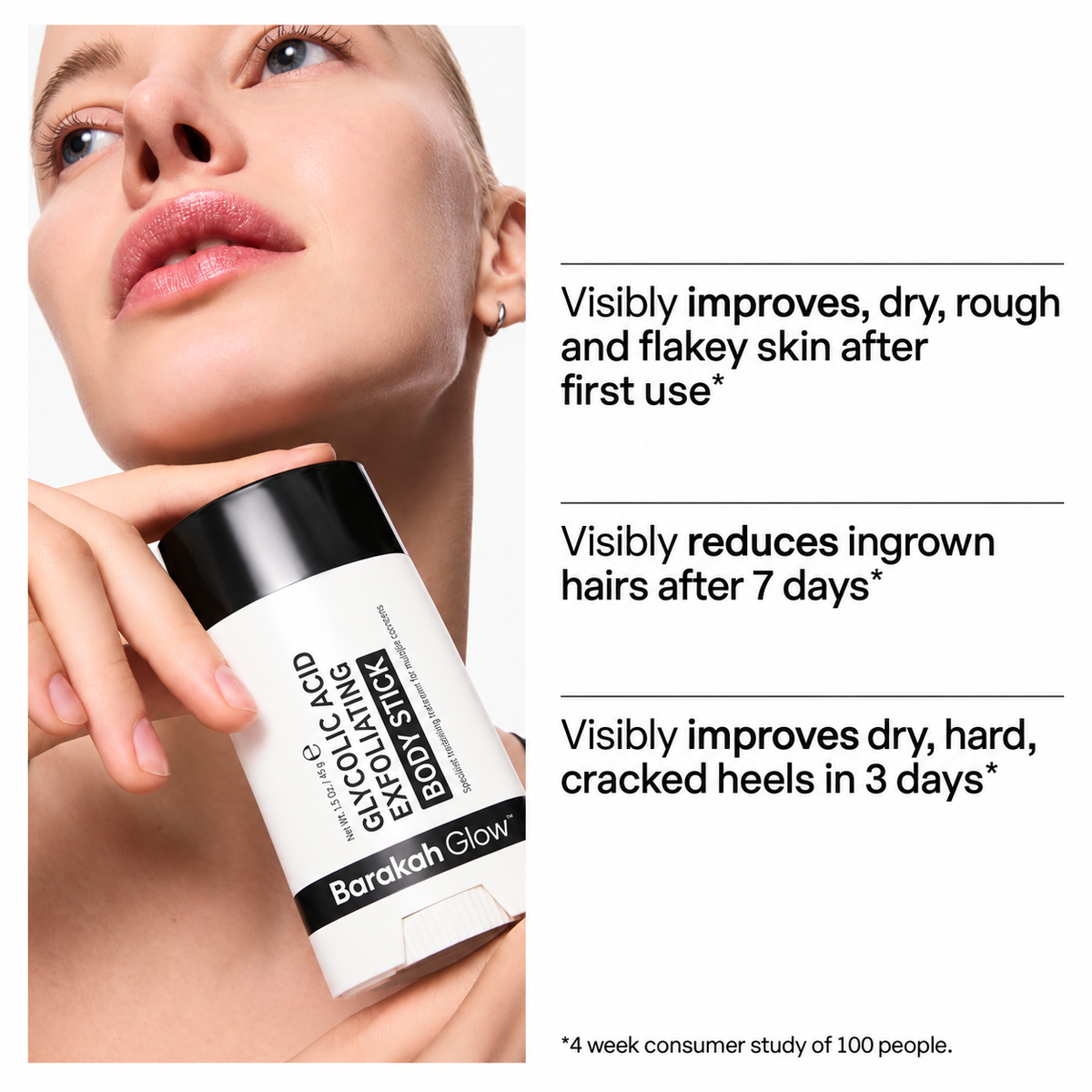 Barakah Glow™ Glycolic Acid Body Exfoliating Stick