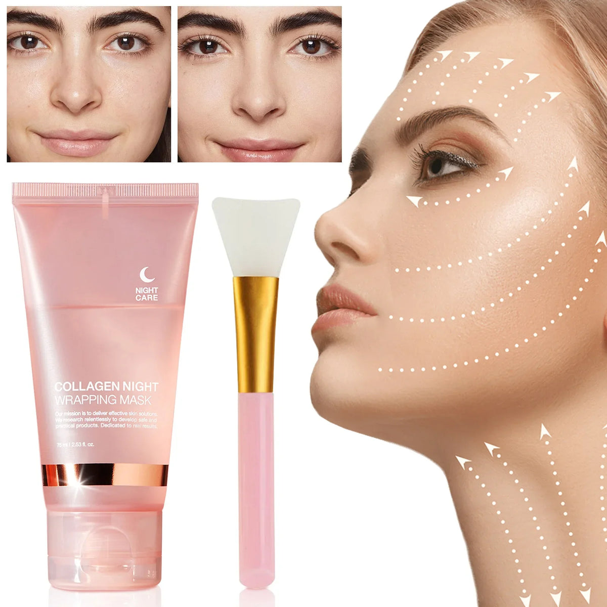 Barakah Glow™ Collagen Night Wrapping Mask