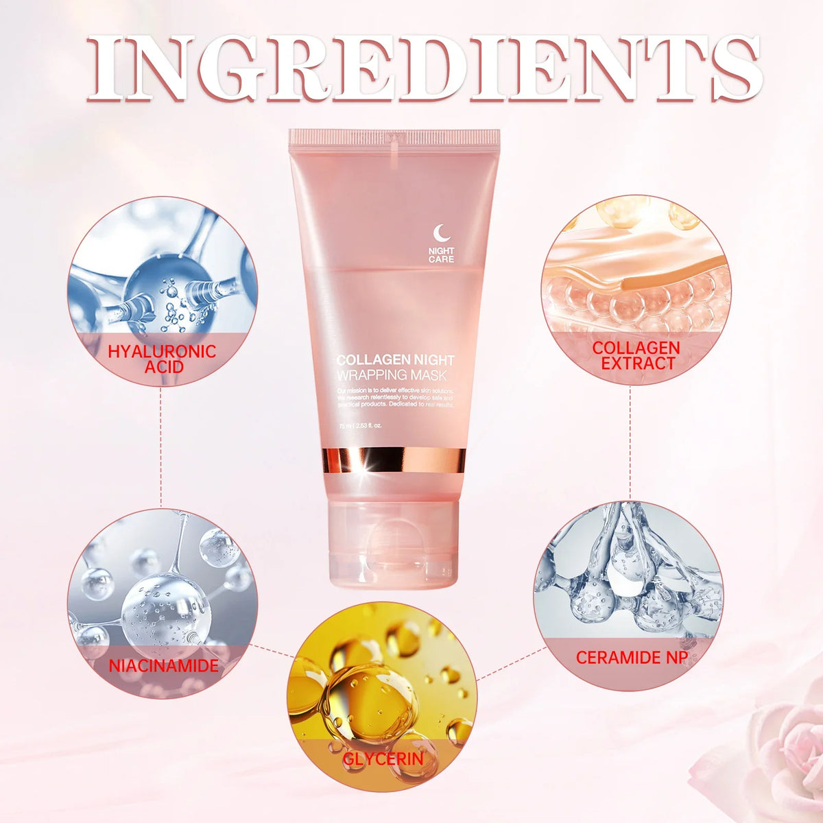 Barakah Glow™ Collagen Night Wrapping Mask