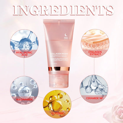 Barakah Glow™ Collagen Night Wrapping Mask