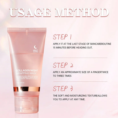 Barakah Glow™ Collagen Night Wrapping Mask
