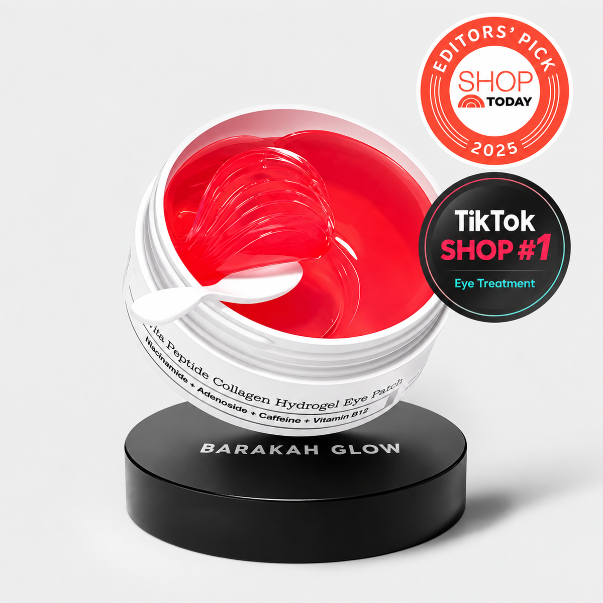 Barakah Glow™ Peptide Hydrogel Eye Patches (pink)