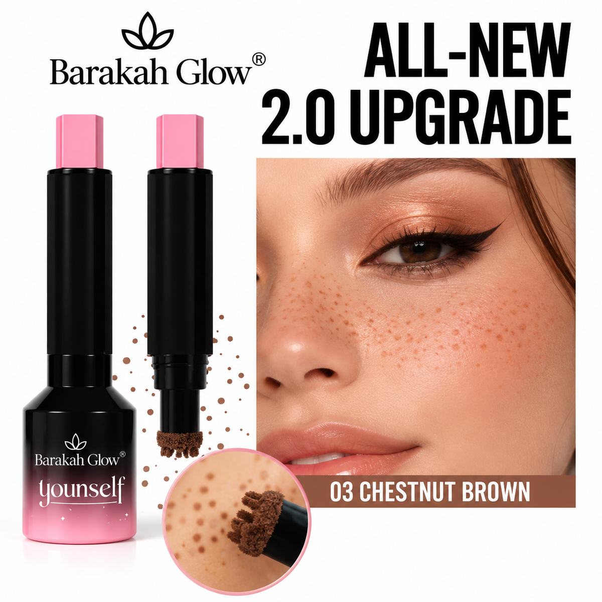 Barakah Glow™ Waterproof Faux Freckle Stamp