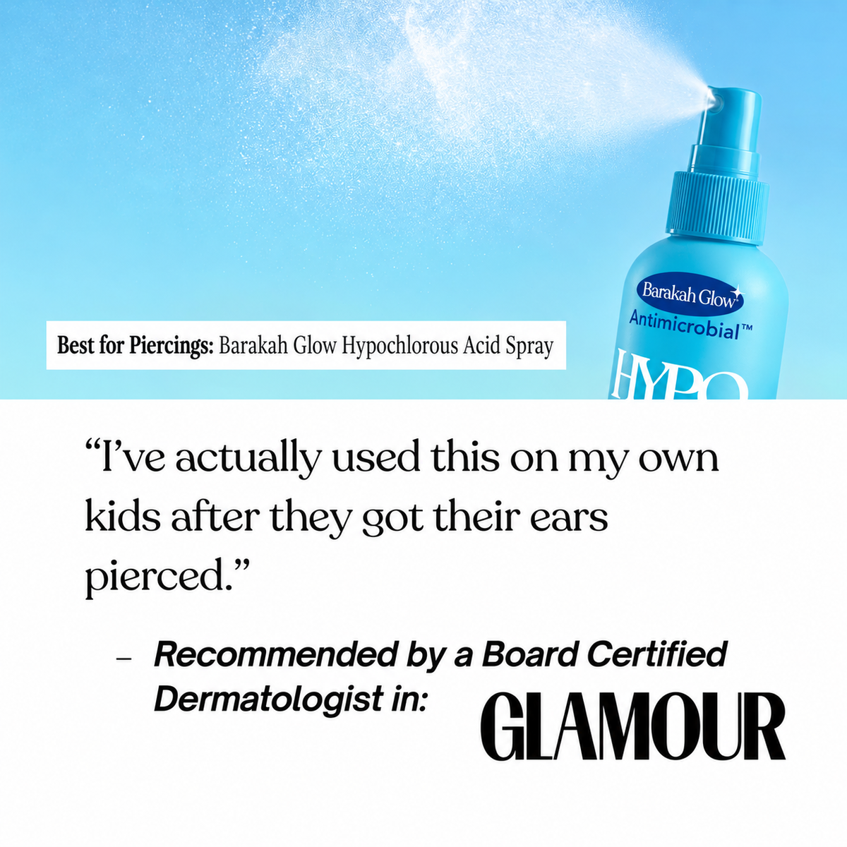 Barakah Glow™ Hypochlorous Acid Facial Spray