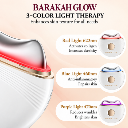 Barakah Glow™ Electric Heated Gua Sha (red light + vibration)