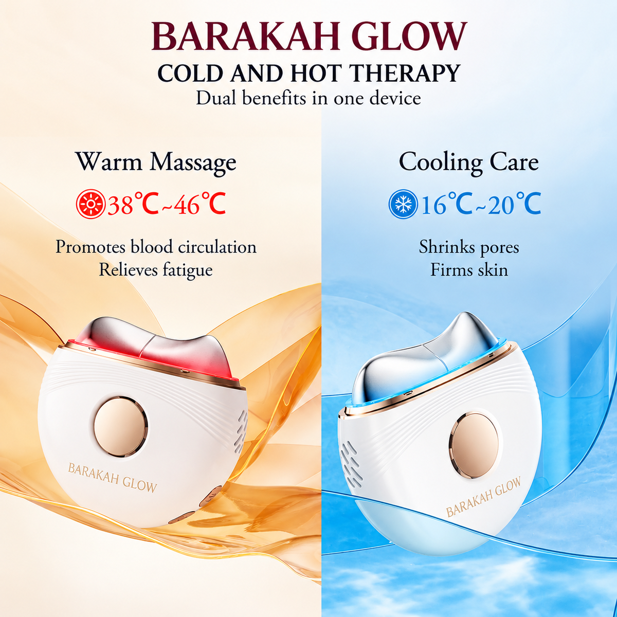 Barakah Glow™ Electric Heated Gua Sha (red light + vibration)